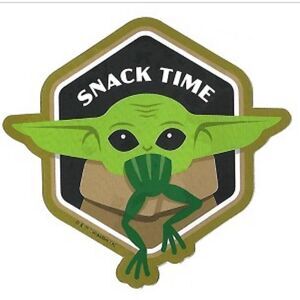 NWT Disney Window Decal Baby Yoda - Snack Time